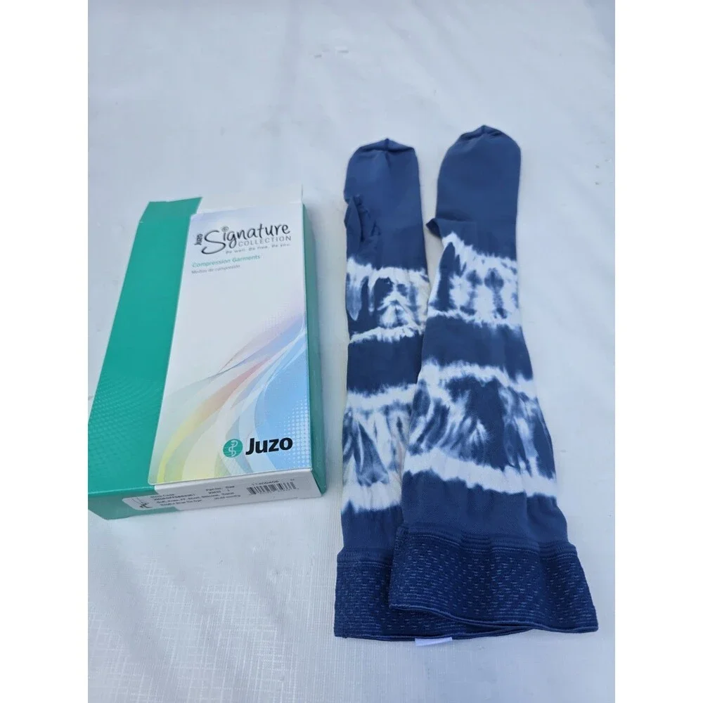 Juzo Signature Collection Knee High Compression Socks 30-40 mmHg Size I Tie Dye